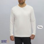 بلوز مردانه پنبه فانریپ یقه گرد