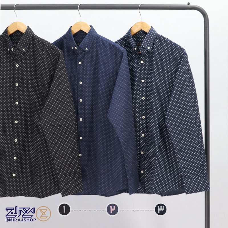 پیراهن مردانه پنبه چاپی مدل سورنا