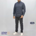پیراهن مردانه پنبه چاپی مدل دامون