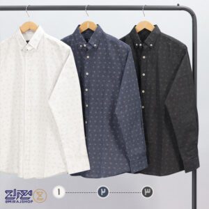 پیراهن مردانه پنبه چاپی مدل دامون