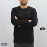 بلوز مردانه پنبه فانریپ یقه گرد