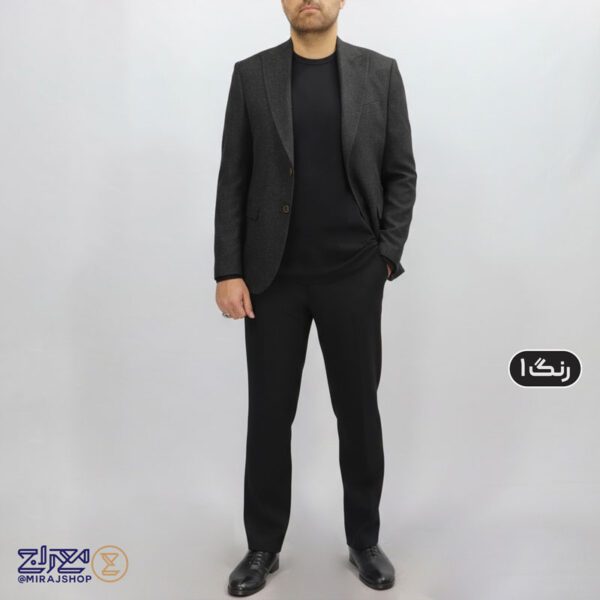 بلوز مردانه پنبه فانریپ یقه گرد