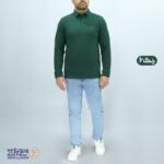 بلوز مردانه پنبه سلانیک یقه دار