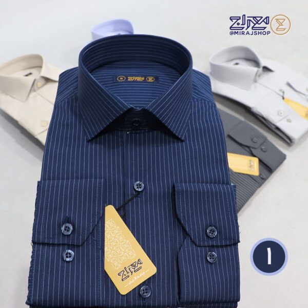 پیراهن مردانه تترون الوند یقه دار