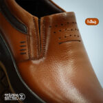 کفش مردانه چرم طبیعی اُلیو