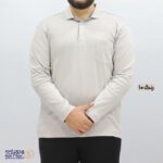 بلوز مردانه پنبه ای یقه دار سایز بزرگ