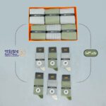 جوراب مردانه پنبه ای ژاکارد دو فیس