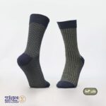 جوراب مردانه پنبه ای ژاکارد دو فیس