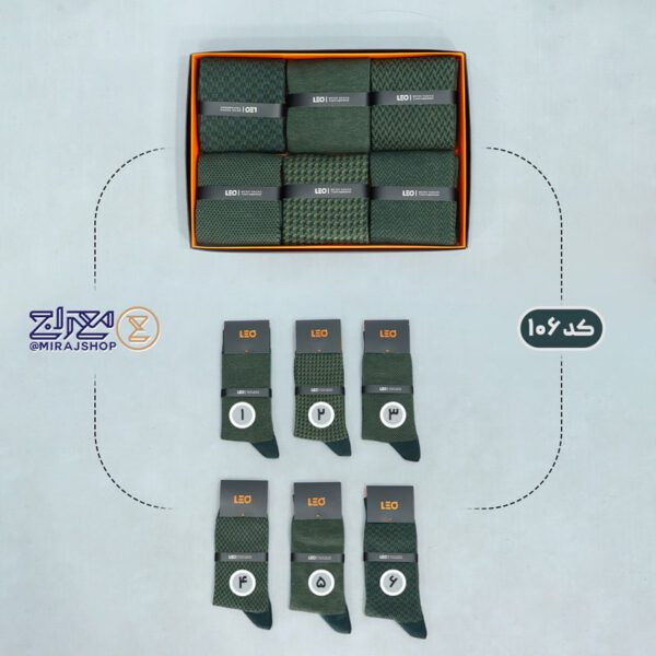 جوراب مردانه پنبه ای جودون