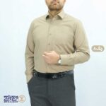 پیراهن مردانه تترون اسلپ دکمه مخفی