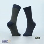 جوراب مردانه پنبه ای ژاکارد دو فیس