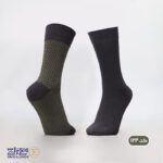 جوراب مردانه پنبه ای ژاکارد دو فیس