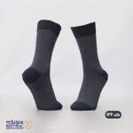 جوراب مردانه پنبه ای ژاکارد دو فیس