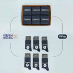 جوراب مردانه پنبه ای ژاکارد دو فیس