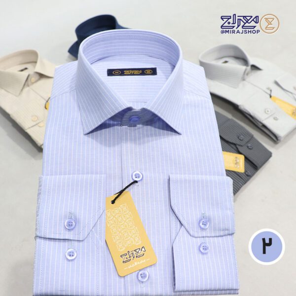 پیراهن مردانه تترون الوند یقه دار