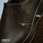 کفش مردانه چرم طبیعی اُلیو