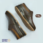 کفش مردانه چرم طبیعی اُلیو