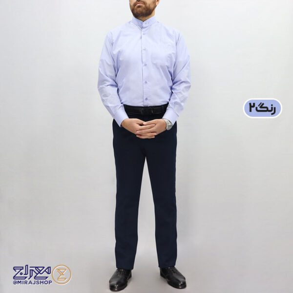پیراهن مردانه تترون الوند یقه دیپلمات