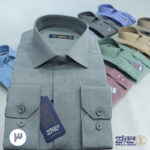 پیراهن مردانه تترون اسلپ دکمه مخفی