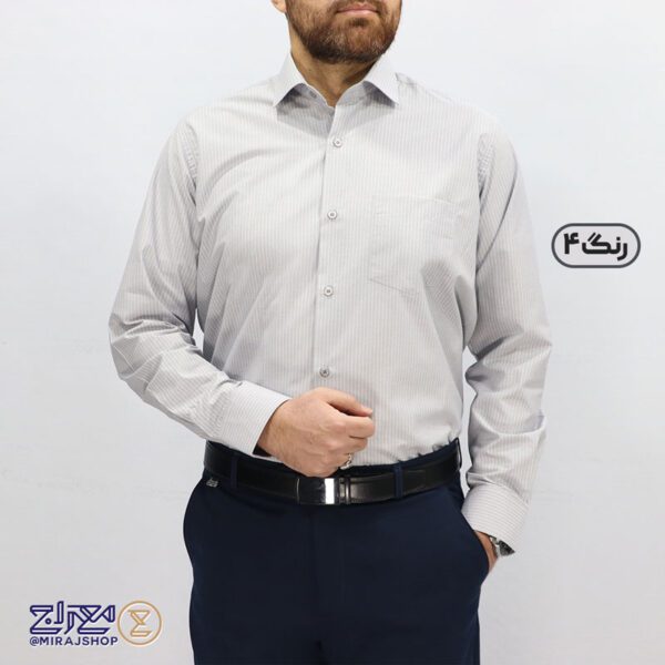 پیراهن مردانه تترون الوند یقه دار