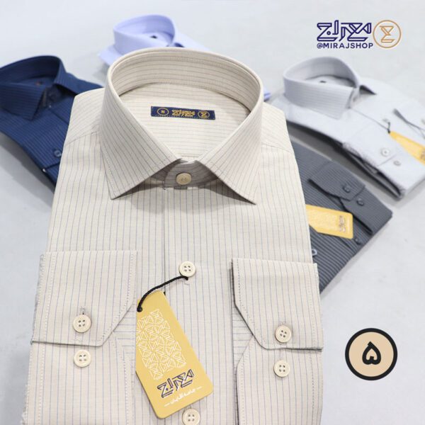 پیراهن مردانه تترون الوند یقه دار
