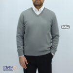 بافت مردانه پنبه‌ ای یقه هفت