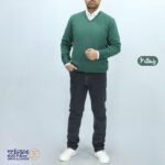 بافت مردانه پنبه‌ ای یقه هفت