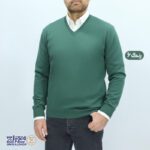 بافت مردانه پنبه‌ ای یقه هفت