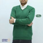 بافت مردانه پنبه‌ ای یقه هفت