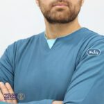 بلوز مردانه یقه کوبایی پنبه کشی ماراتن