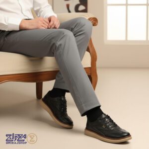 شلوار مردانه کتان خاویاری