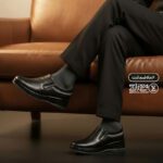 کفش مردانه چرم طبیعی اُلیو