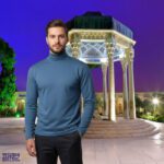 یقه اسکی مردانه پنبه کشی مارتن