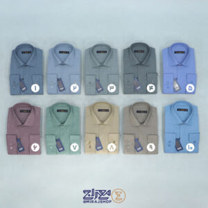 پیراهن مردانه تترون اسلپ دکمه مخفی