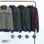 بلوز مردانه پنبه ژاکارد یقه دار