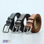 کمربند مردانه چرم طبیعی چکاوک