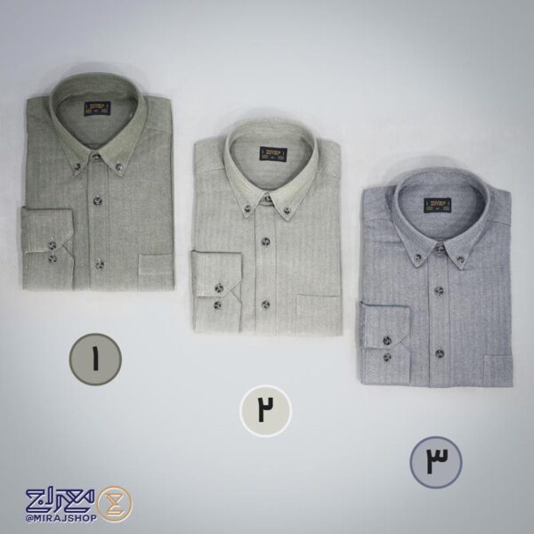 پیراهن مردانه پنبه‌ای پشمی جناقی