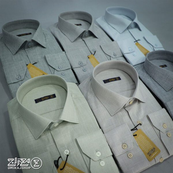 پیراهن مردانه پنبه کنفی بافت اسلپ