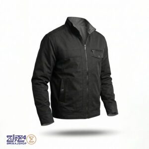 کاپشن مردانه کتان مخمل دوزی