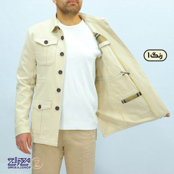 کت مردانه کتان کجراه