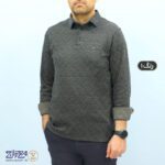 بلوز مردانه پنبه ژاکارد طرح جناقی