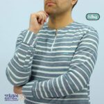 بلوز مردانه پنبه رینگر نیم‌ زیپ