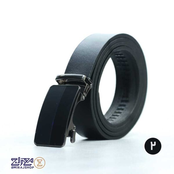 کمربند مردانه چرم طبیعی ریلی چکامه - Image 4