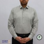 پیراهن مردانه پنبه کنفی بافت اسلپ
