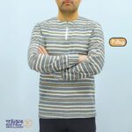 بلوز مردانه پنبه رینگر نیم‌ زیپ