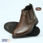 نیم بوت مردانه چرم طبیعی