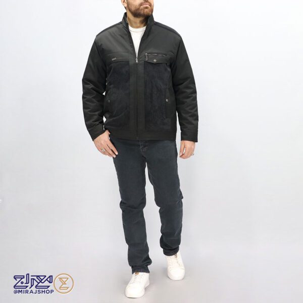 کاپشن مردانه سوپرسانتانا مخمل‌ دوزی