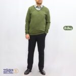 بلوز مردانه پنبه سلانیک یقه پیراهنی