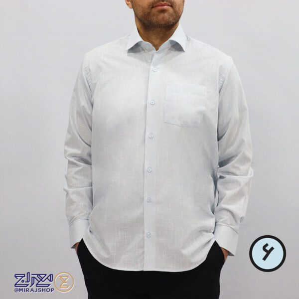 پیراهن مردانه پنبه کنفی بافت اسلپ