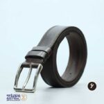 کمربند مردانه چرم طبیعی زبانه دار چکاوک - Image 6